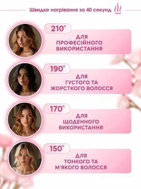 Плойка для волосся автоматична стайлер для локонів і кучерів авто завивка хвиль з керамічним покриттям дисплеєм регулюванням температури швидкий нагрів 150-210 &deg;C обертанням вліво вправо 28-32 мм 30 Вт зі звуковим сигналом захистом від перегріву