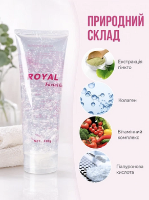 Гель для микротоковой терапии токопроводящий для лица Royal Facial Gel аппаратный контактный 300 Ml