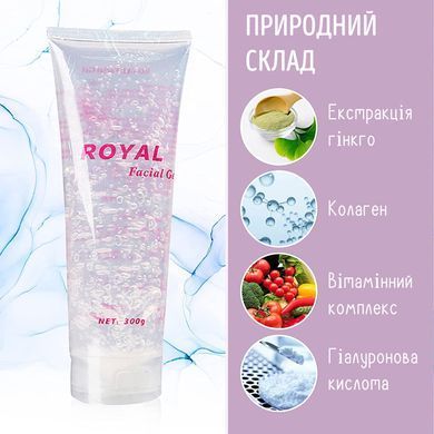Гель для мікрострумової терапії струмопровідний Royal Facial Gel апаратний контактний 300 Ml