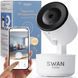 Видеоняня Swan с качественной картинкой Smart Eye V2.0 углом обзора 355' разрешением FHD 2560x1440рx и ночной съемкой белый