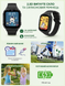 Смарт годинник дитячий Smart Watch з GPS 4G LTE, SIM-картою, Wi-Fi, відеодзвінком, HD-камерою, SOS, IPS, 2 корпуси, чорний