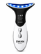 Микротоковый массажер Swan Beauty Lifting Pro MJ-32 микротоки для лица шеи и второго подбородка со световой LED терапией лимфодренаж от отеков и морщин домашний уход для красивой кожи белый