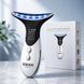 Микротоковый массажер Swan Beauty Lifting Pro MJ-32 микротоки для лица шеи и второго подбородка со световой LED терапией лимфодренаж от отеков и морщин домашний уход для красивой кожи белый