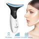 Мікротоковий масажер Swan Beauty Lifting Pro MJ-32 мікротоки для обличчя шеї та другого підбородка зі світловою LED терапією лімфодренаж від отеків і морщин домашній ухід для красивої шкіри білий