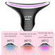Мікротоковий масажер Swan Beauty Lifting Pro MJ-32 мікротоки для обличчя шеї та другого підбородка зі світловою LED терапією лімфодренаж від отеків і морщин домашній ухід для красивої шкіри білий