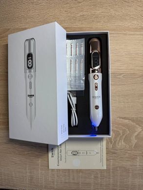 Електрокоагулятор Swan Beauty Smart Pen S60 для видалення папілом та бородавок апарат косметологічний білий
