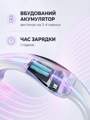 Світлодіодна LED маска для догляду та омолодження шкіри для лед терапії Facial Mask MSY-B106 7 кольорів