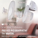 Молоковідсмоктувач електричний потужний Swan Baby Swan Baby Smart Lacto X2 портативний Hands Free з ефектом масажу тихий 210мл білий