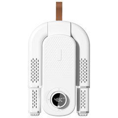 Сушарка для взуття електрична Swan Home HX-602 безпечна портативна потужна електросушарка від мережі з таймером сушарки для взуття електросушарки швидка взуттєва антибактеріальна сушка  кросівок черевик шкарпеток біла
