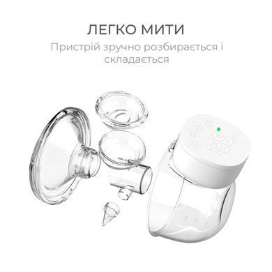 Молоковідсмоктувач акумуляторний Swan Baby Easy Lacto X1 потужний безпровідний з функцією масажу та стимуляцією лактації ультратихий портативні молоковідсмоктувачі для новонароджених з дисплеєм та режимами зціджування автоматичний компактний без допомоги
