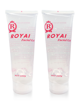 Гель для микротоковой терапии 2 шт токопроводящий для лица Royal Facial Gel аппаратный контактный 300 Ml для аппаратной косметологии микротоков ультразвука RF лифтинга EMS массажера увлажняющий профессиональный
