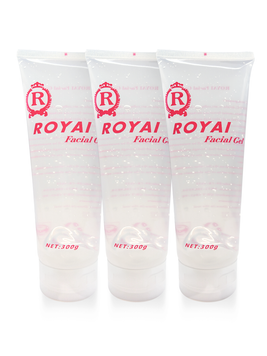 Гель для микротоковой терапии 3 шт токопроводящий для лица Royal Facial Gel аппаратный контактный 300 Ml для аппаратной косметологии микротоков ультразвука RF лифтинга EMS массажера увлажняющий профессиональный