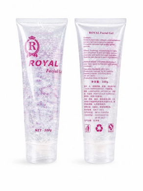 Гель для мікрострумової терапії 3 шт струмопровідний Royal Facial Gel апаратний контактний 300 Ml для апаратної косметології мікрострумів ультразвуку RF ліфтингу EMS масажера зволожуючий професійний