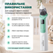 Аспиратор для носа мощный Swan Baby NoseCare PS-06 соплеотсос электрический назальный для новорожденных детей 2 насадки бело-зеленый