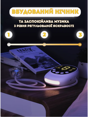 Аспіратор для носа електричний назальний Swan Baby BC030 соплевідсмоктувач для новонароджених дітей акумуляторний аспіратори дитячі з наконечниками прилад очищення електронний музичний з підсвідкою
