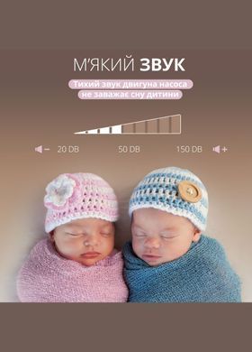 Молоковідсмоктувач електричний потужний Swan Baby S3 Lacto Pro ультратихий з функцією масажу та стимуляцією лактації білий