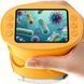 Мікроскоп дитячий цифровий з IPS екраном камерою 1000x зумом LCD LED підсвіткою фото відеозаписом вбудованою пам&rsquo;яттю USB портативний кишеньковий монокулярний навчальний шкільний для спостережень дослідів експериментів розвитку дітей Swan Baby жовтий