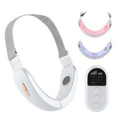 Микротоковый массажер для подбородка Swan DS-FM0005 для подтяжки второго подбородка 6 режимов 6 уровней интенсивности с пультом управления белый